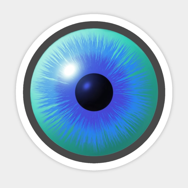 Lucid Eye Orb Sticker by LockeNLore